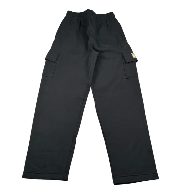 Nike Pantalone Tuta tinta unita con Logo E Tasconi Nero per Bambino