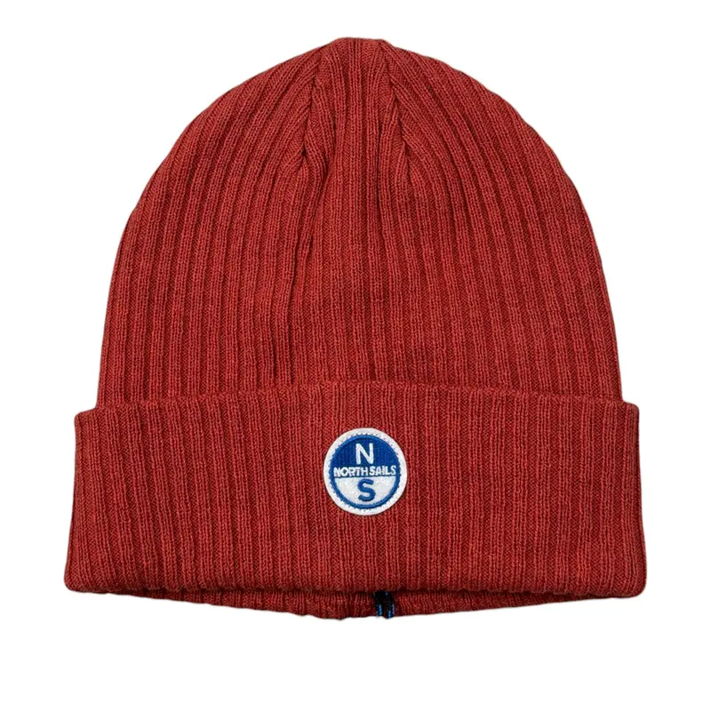 North Sails Cappello tinta unita con Logo Arancione per Bambino