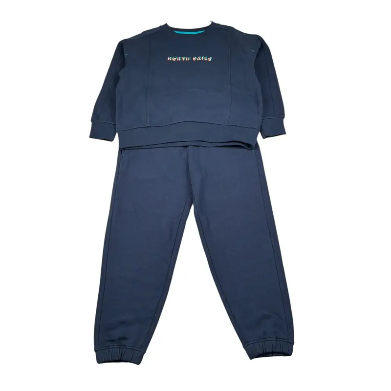 North Sails Completo 2 Pezzi Feloa-Pantalone tinta unita Blu per Bambino