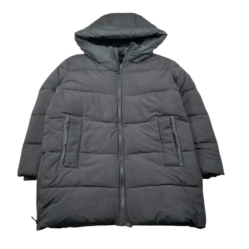 North Sails Giubbino tinta unita con Cappuccio Nero per Bambino