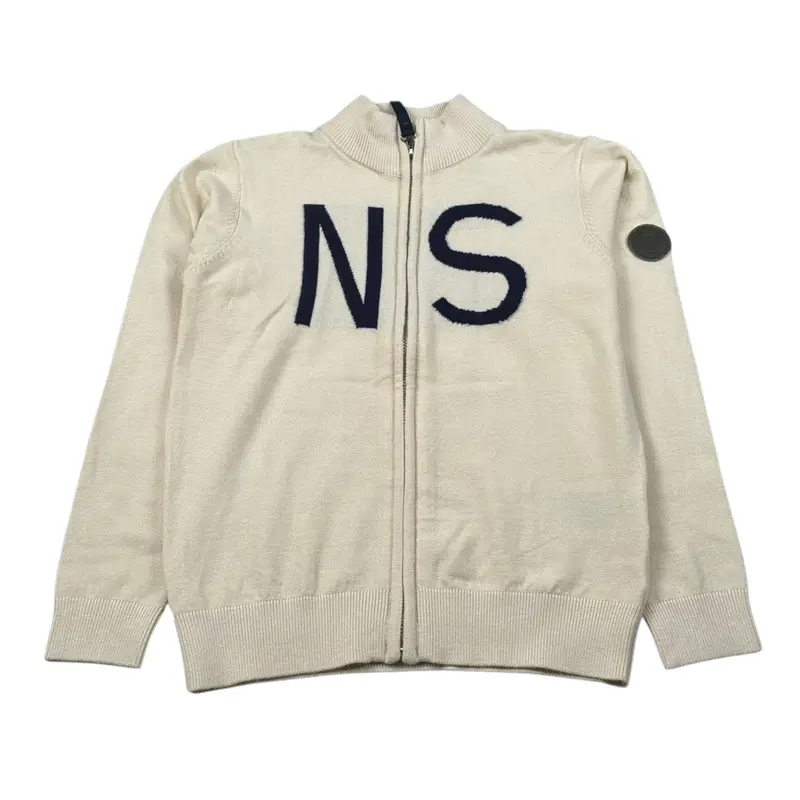 North Sails Maglia con Zip tinta unita Panna per Bambino