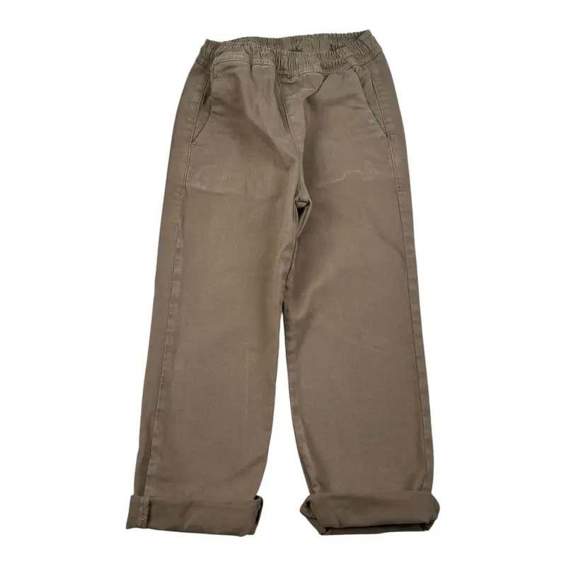 North Sails Pantalone tinta unita con Elastico In Vita Fango per Bambino