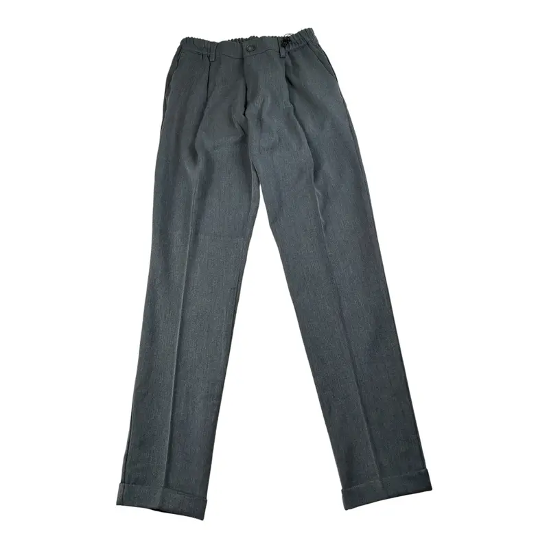 Numbers Pantalone tinta unita con Elastico In Vita Grigio per Bambino