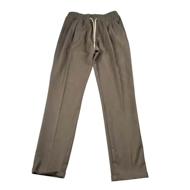 Numbers Pantalone Tuta tinta unita con Elastico In Vita Fango per Bambino
