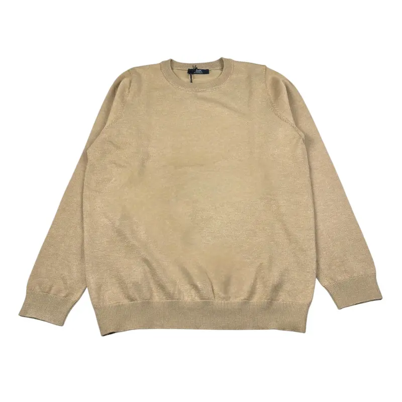 Odk Maglia Girocollo tinta unita Beige per Bambino