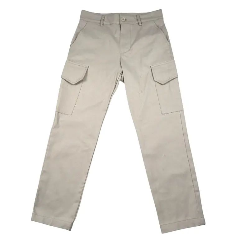 Odk Pantalone tinta unita con Tasconi Beige per Bambino