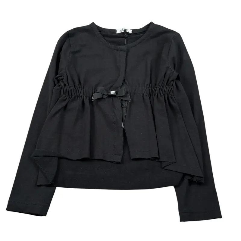 O'Livia New York Cardigan tinta unita Nero per Bambina