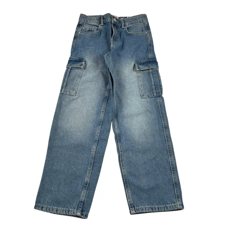 Only Jeans tinta unita con Elastico In Vita Blu per Bambina