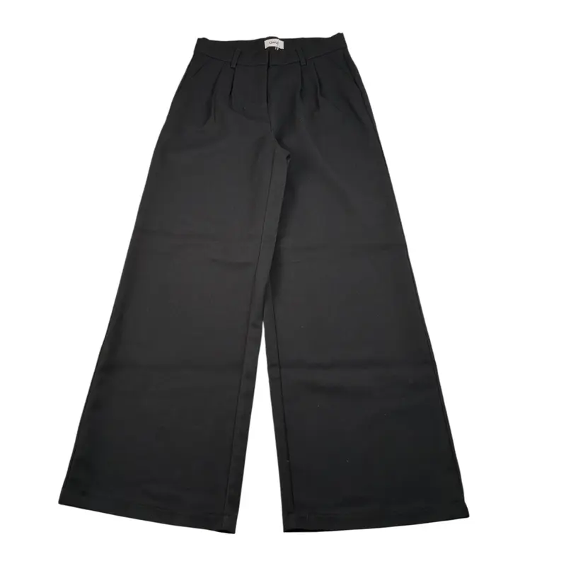Only Pantalone tinta unita Modello Palazzo Nero per Bambina