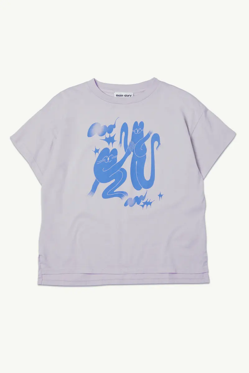 Oversized Tee Misty Lilac