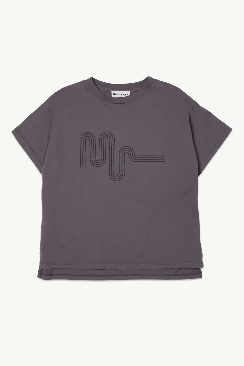 Oversized Tee Plum Jersey