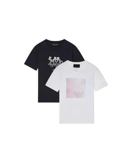 Pack 2 T-shirt in jersey con stampa