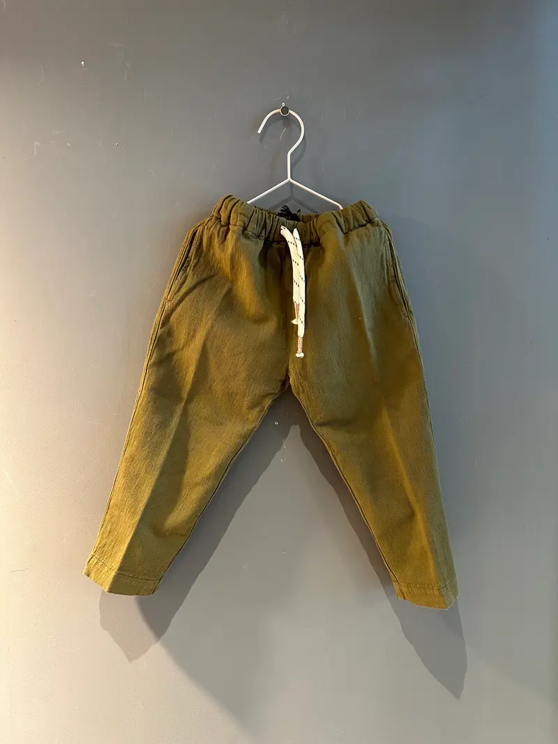 PANTA COT/LINO | MILITARE