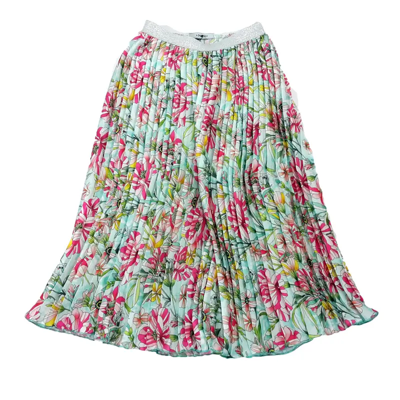 PANTA-GONNA Bambina BOX PLISSETTATO fantasia floreale