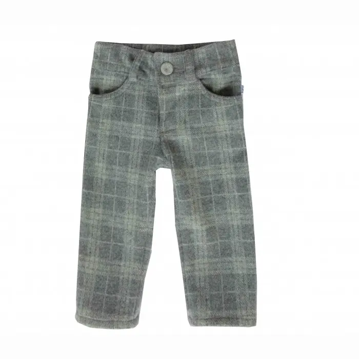 PANTALONE 5 TASCHE A QUADRI