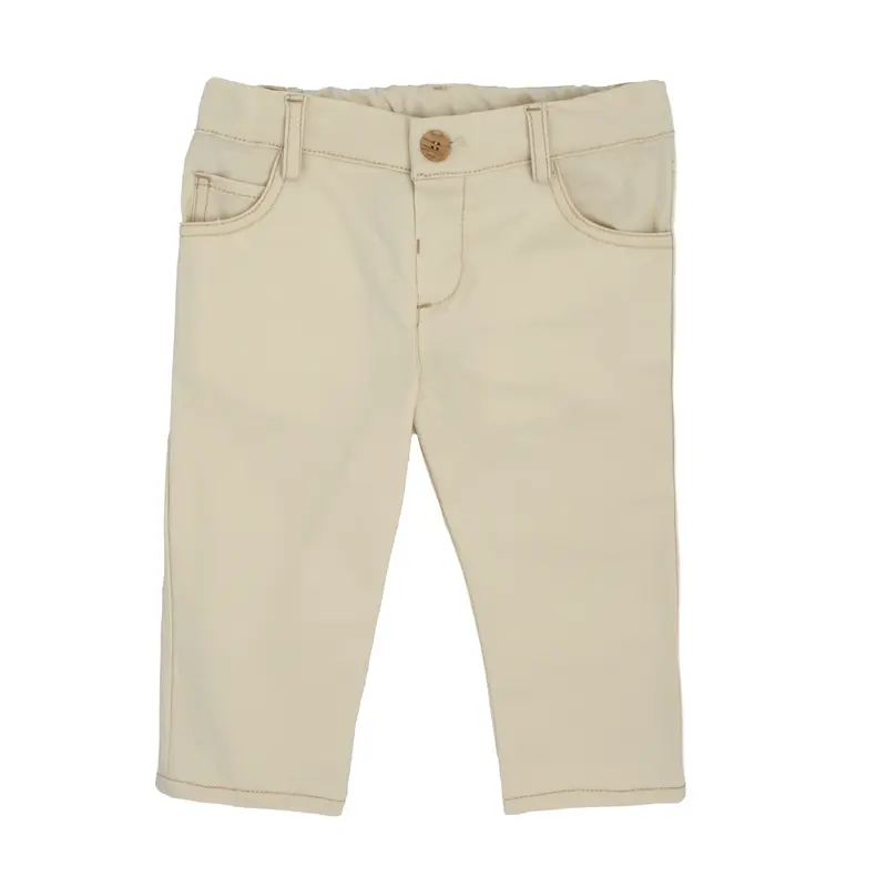 PANTALONE 5 TASCHE PANNA