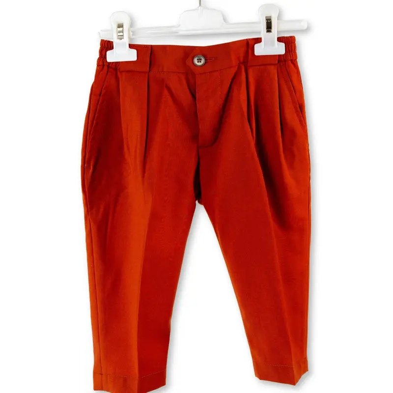 PANTALONE ARANCIO YES LONDON