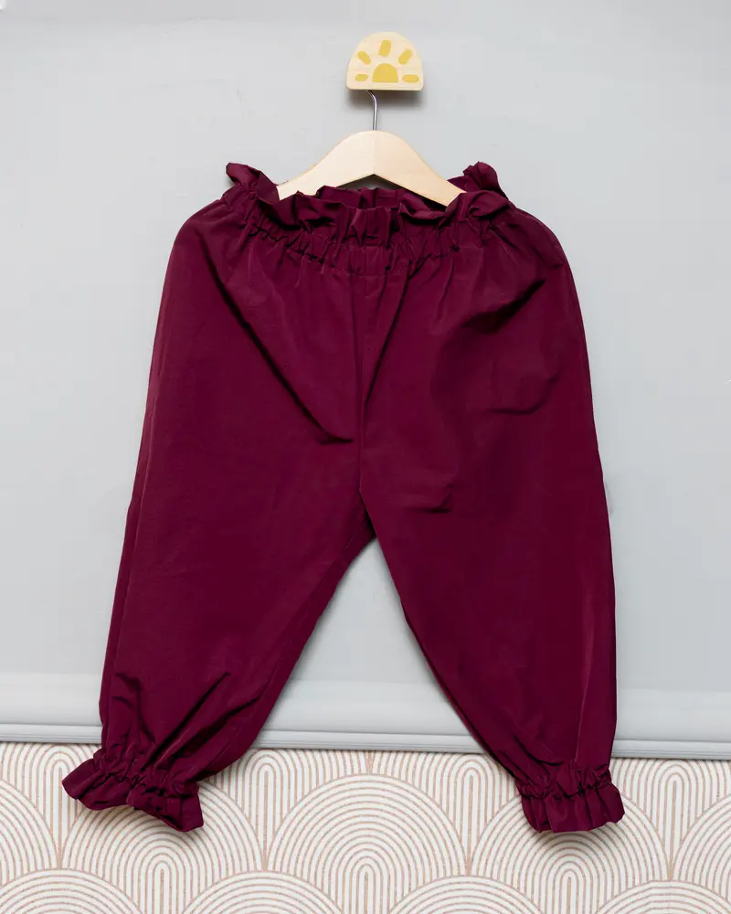 Pantalone balloon - Bordeaux - 3/4A