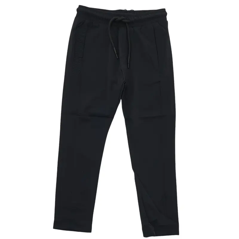 Pantalone bambino con logo laterale da coordinare con giacca puntinata