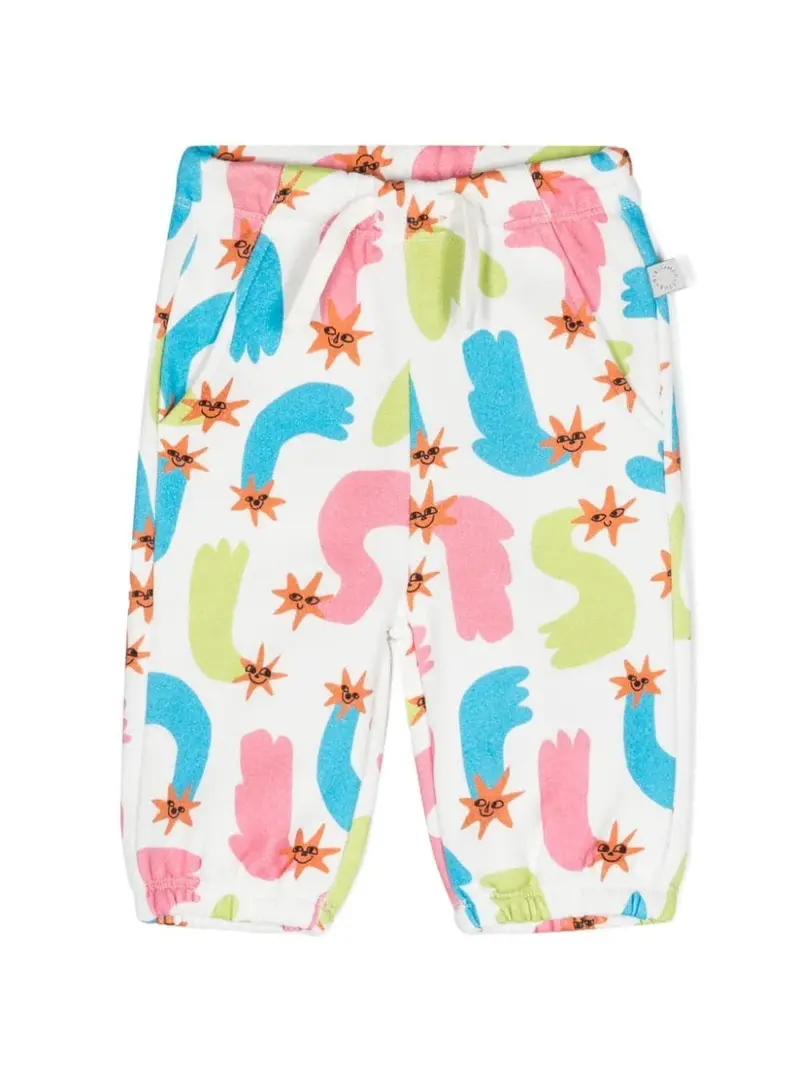 PANTALONE BIANCO CON STAMPA STELLA MCCARTNEY