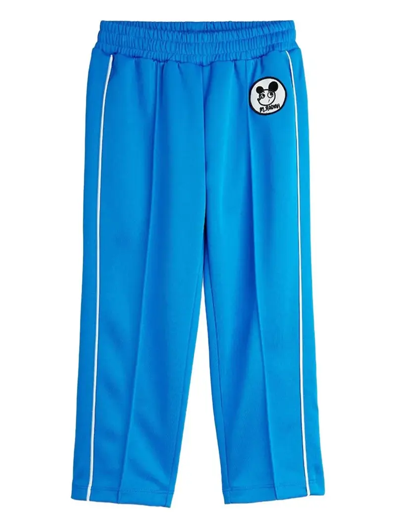 PANTALONE BLU CON BANDE LATERALI BIANCHE CON TOPOLINO DI MINI RODINI
