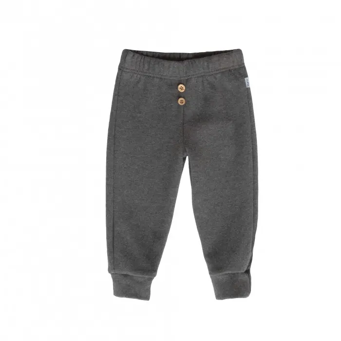PANTALONE FELPA CON BOTTONCINI