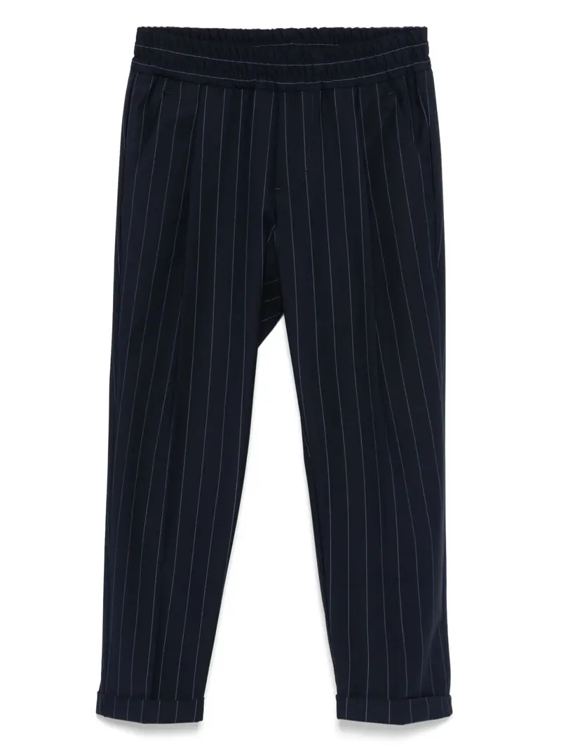 PANTALONE GESSATO BLU DONDUP