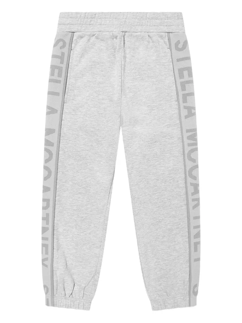 PANTALONE GRIGIO CON LOGO LATERALE STELLA MCCARTNEY