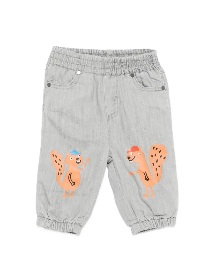 PANTALONE GRIGIO CON SCOIATTOLO STELLA MCCARTNEY