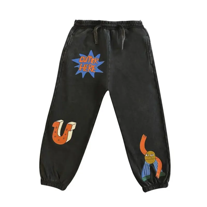 PANTALONE GRIGIO CON STAMPA STELLA MCCARTNEY
