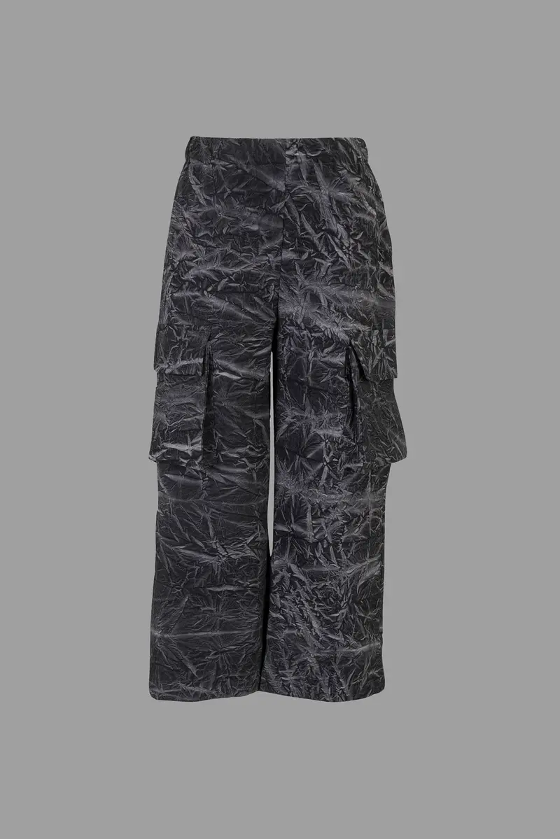 PANTALONE GRIGIO DRAPPEGGIATO DOUUOD