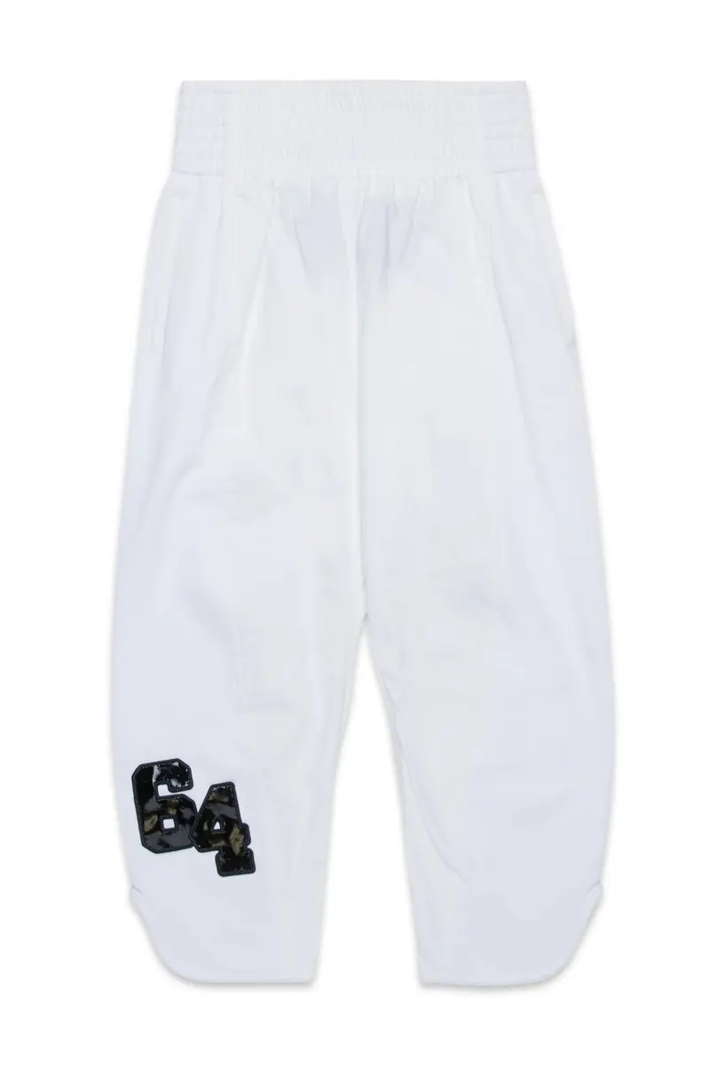 PANTALONE IN COTONE TECNICO CON LOGO DSQUARED2