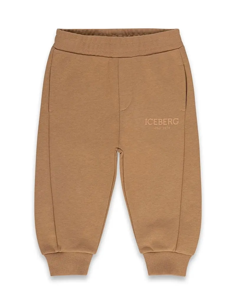 PANTALONE IN FELPA BEIGE ICEBERG