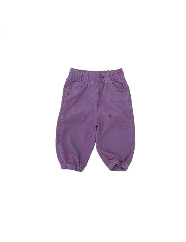 PANTALONE IN VELLUTO VIOLA STELLA MCCARTNEY