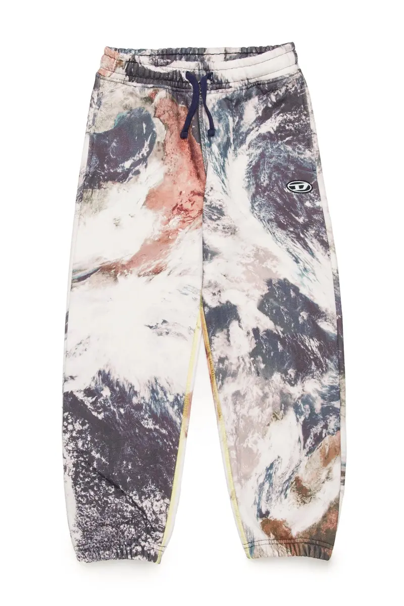 PANTALONE JOGGER DIESEL ALLOVER PLANET CAMOU