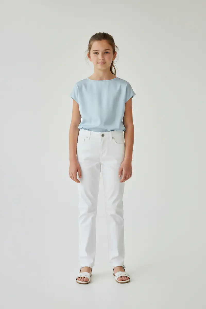 PANTALONE LUNGO BOY FIT DRILL LIU JO