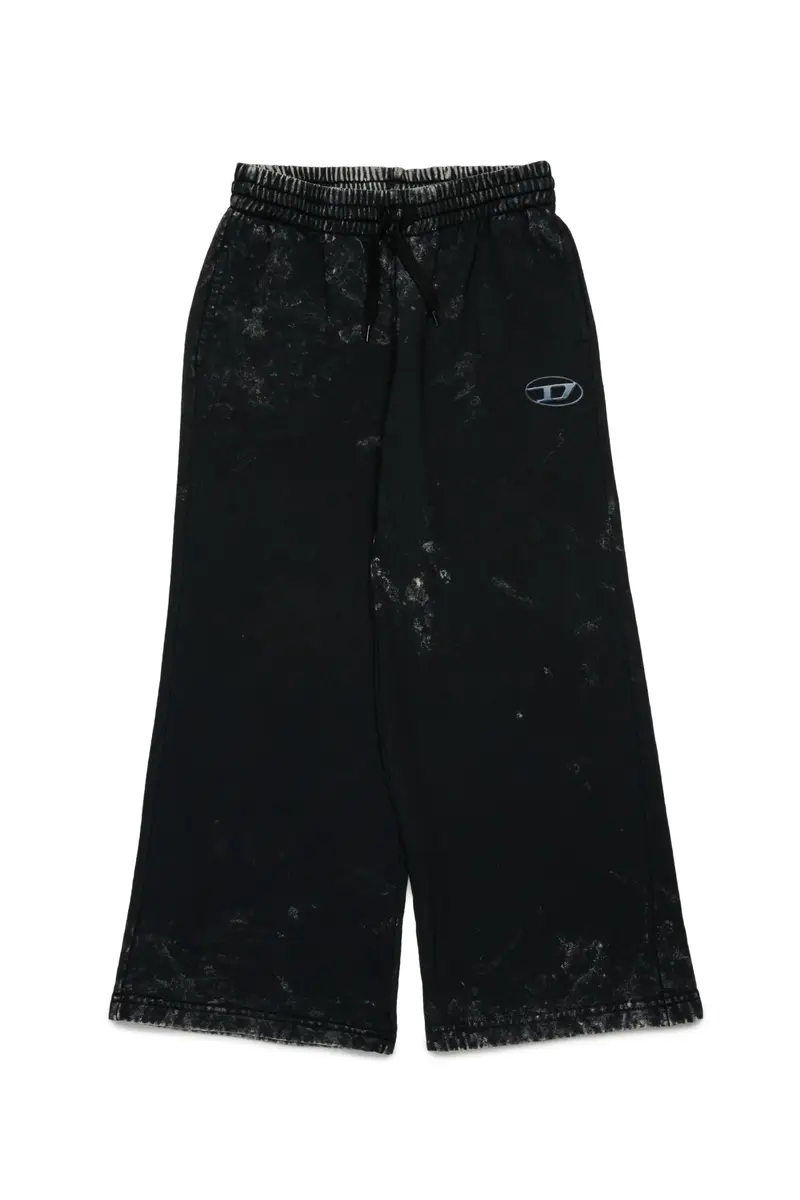 PANTALONE MARMORIZZATO CON LOGO TRASPARENTE DIESEL