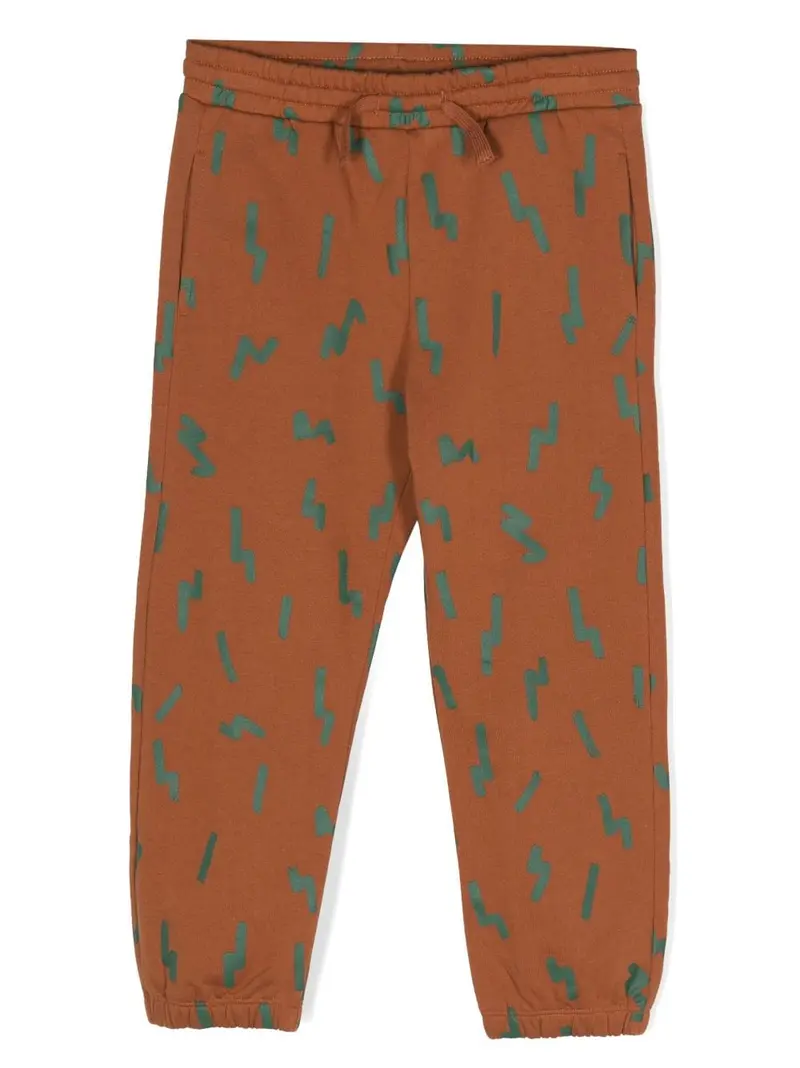 PANTALONE MARRONE CON FANTASIA STELLA MCCARTNEY