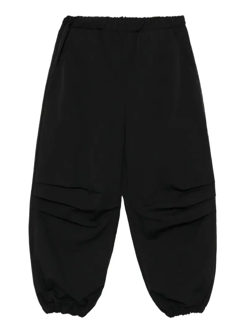 PANTALONE NERO CON LOGO SUL RETRO DOUUOD