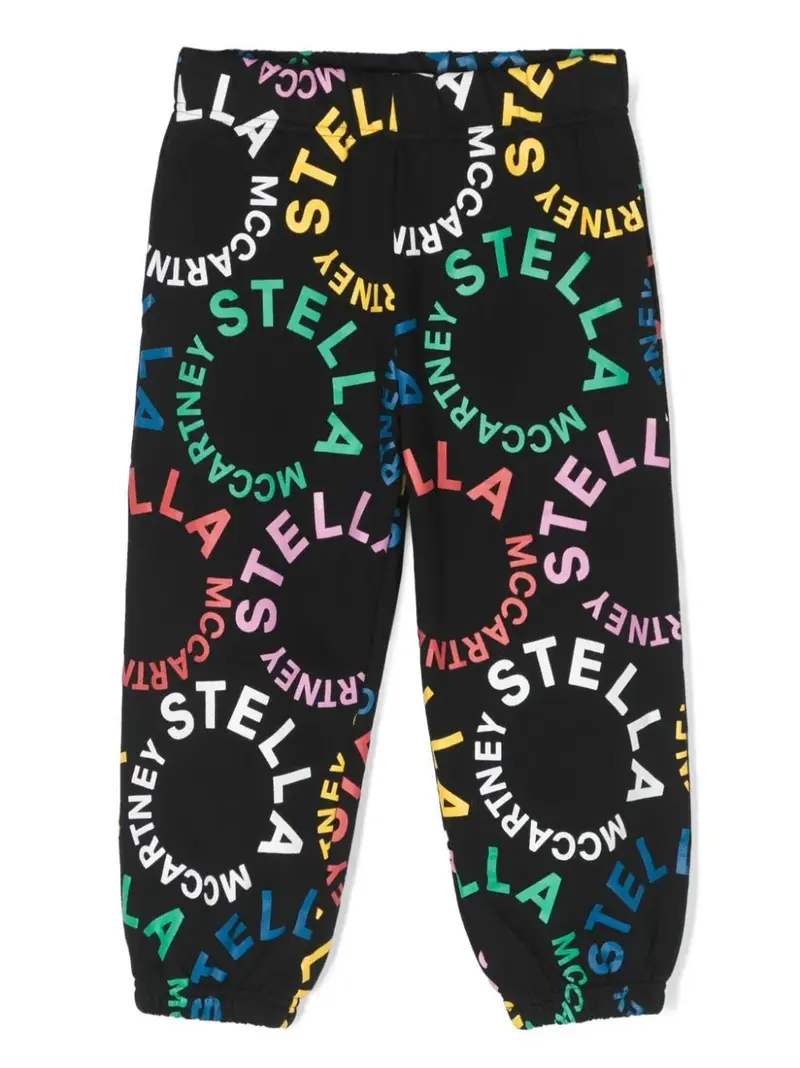PANTALONE NERO LOGATO STELLA MCCARTNEY
