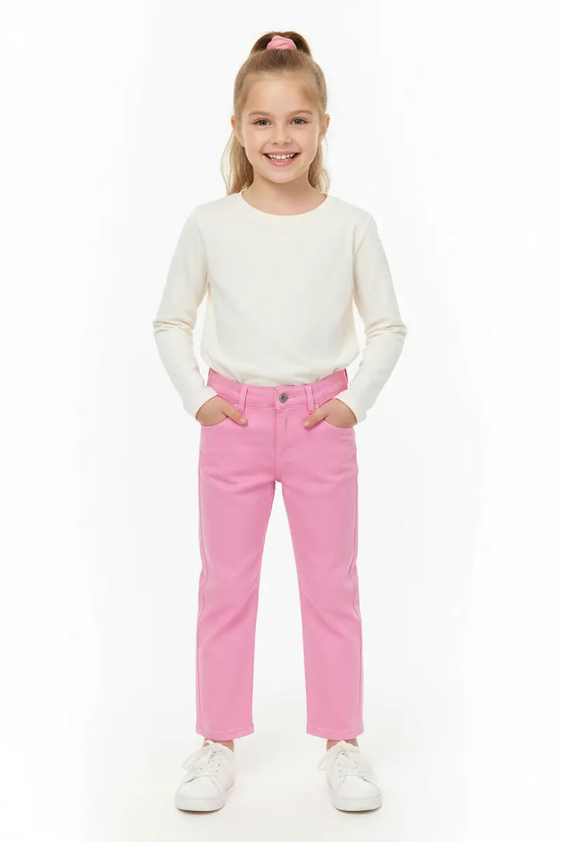 Pantalone Rosa Billieblush con tasca glitterata