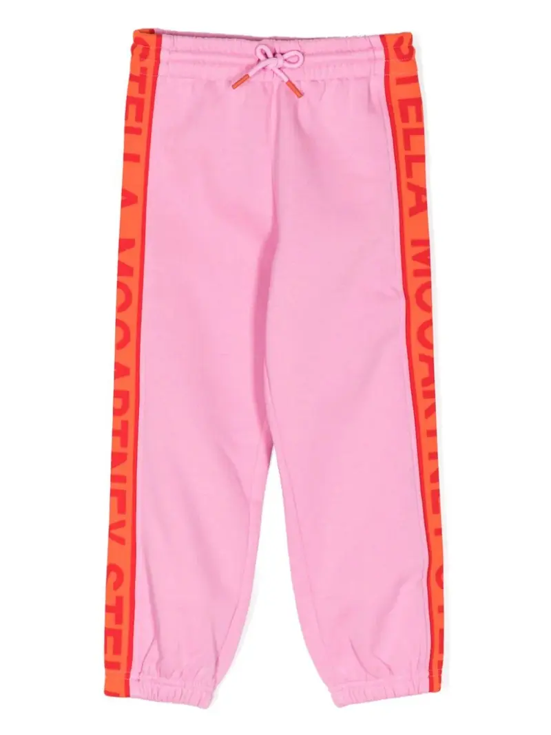 PANTALONE ROSA CON FASCE LATERALI STELLA MCCARTNEY