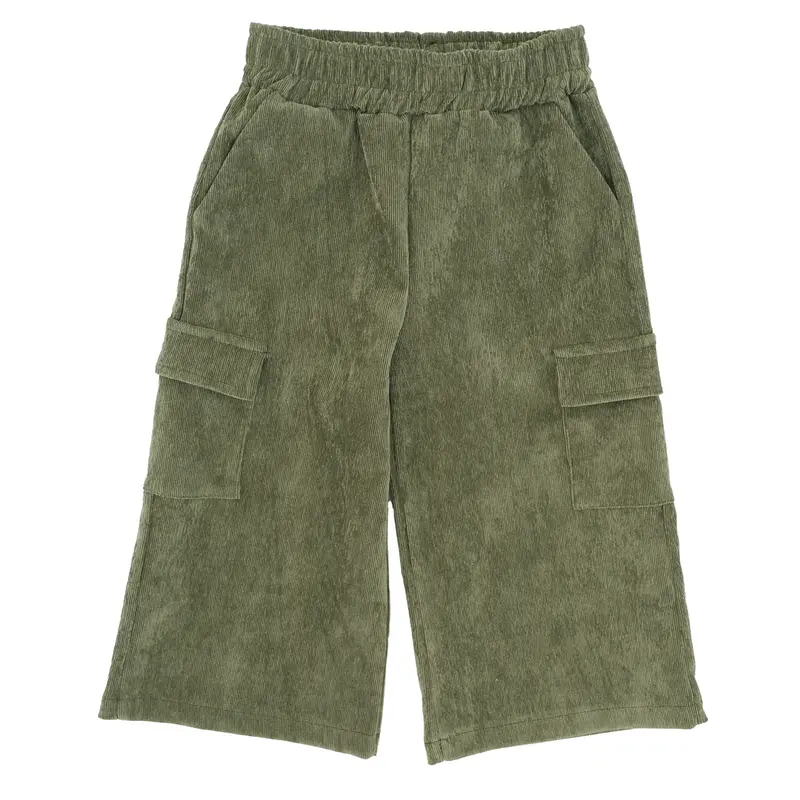 PANTALONE VELLUTINO CON TASCONI