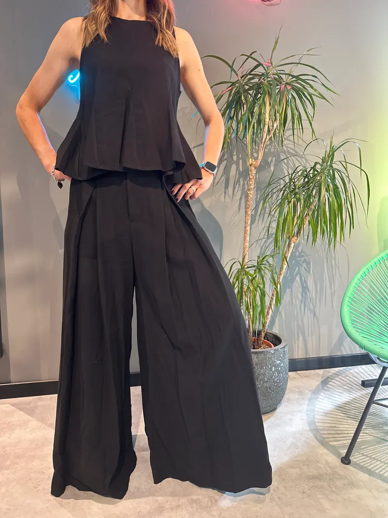 Pantaloni a Palazzo | Black