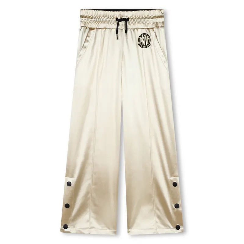 PANTALONI AMPI ORO METALLIZZATO DKNY