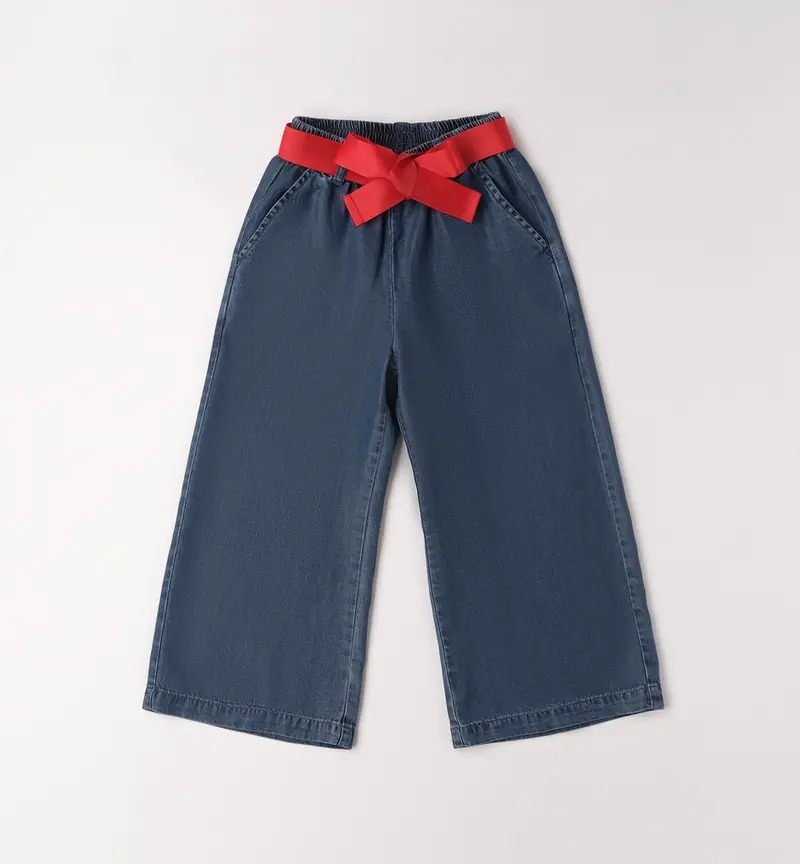 pantaloni bimba c/cintura lungo