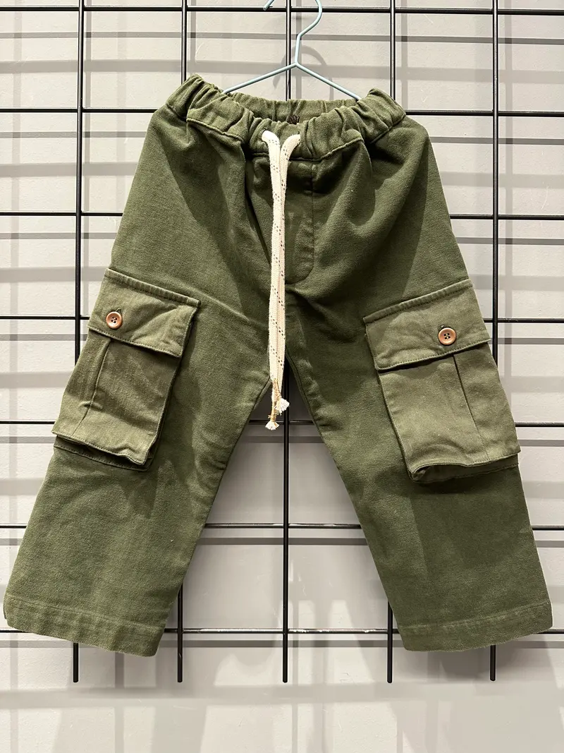 PANTALONI CARGO - FANGO