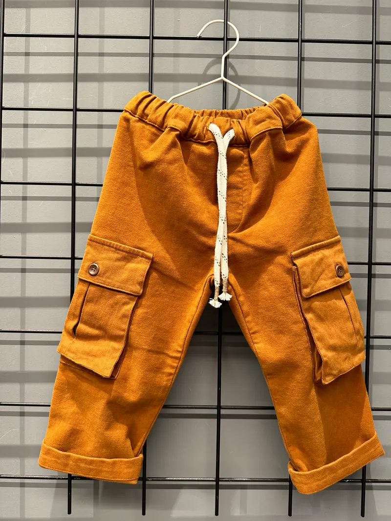 PANTALONI CARGO - RUGGINE