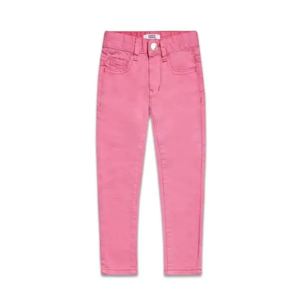 Pantaloni denim rosa bambina
