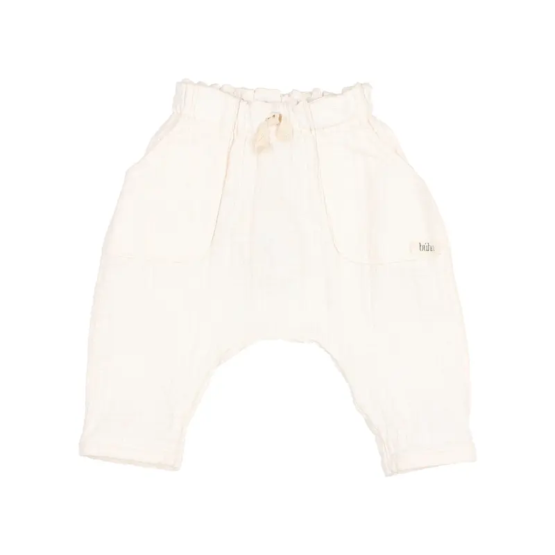 Pantaloni in mussola di cotone | Buho